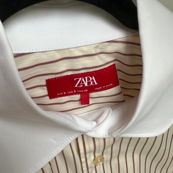 Zara x Harry Lambert mens striped button down. Never worn. Size Small - Picture 10 of 10